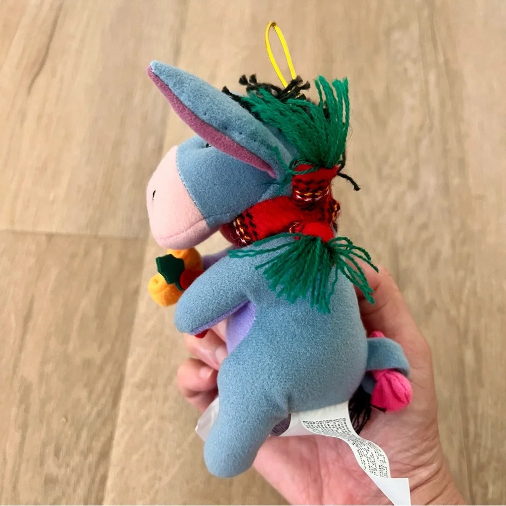 Disney‎ Winnie The Pooh Collection Eeyore Plush Toy Christmas Ornament 5”